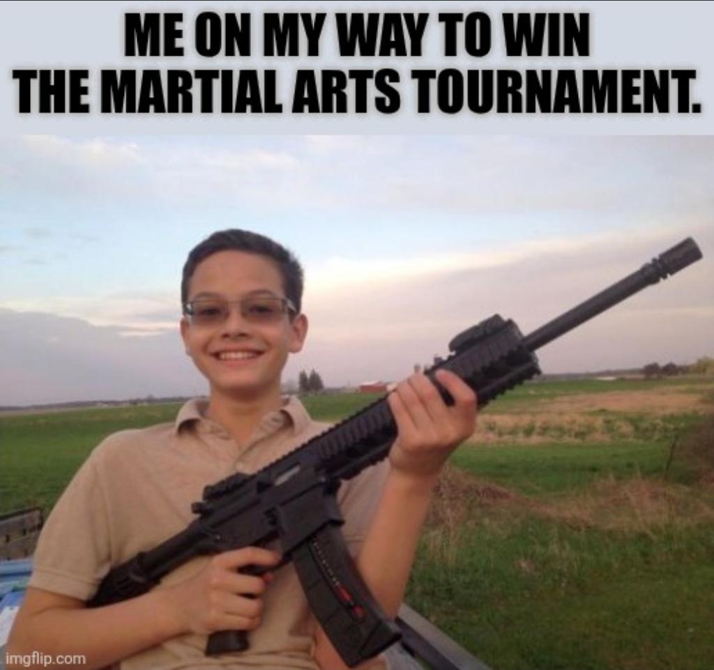 I'm a gun fu master