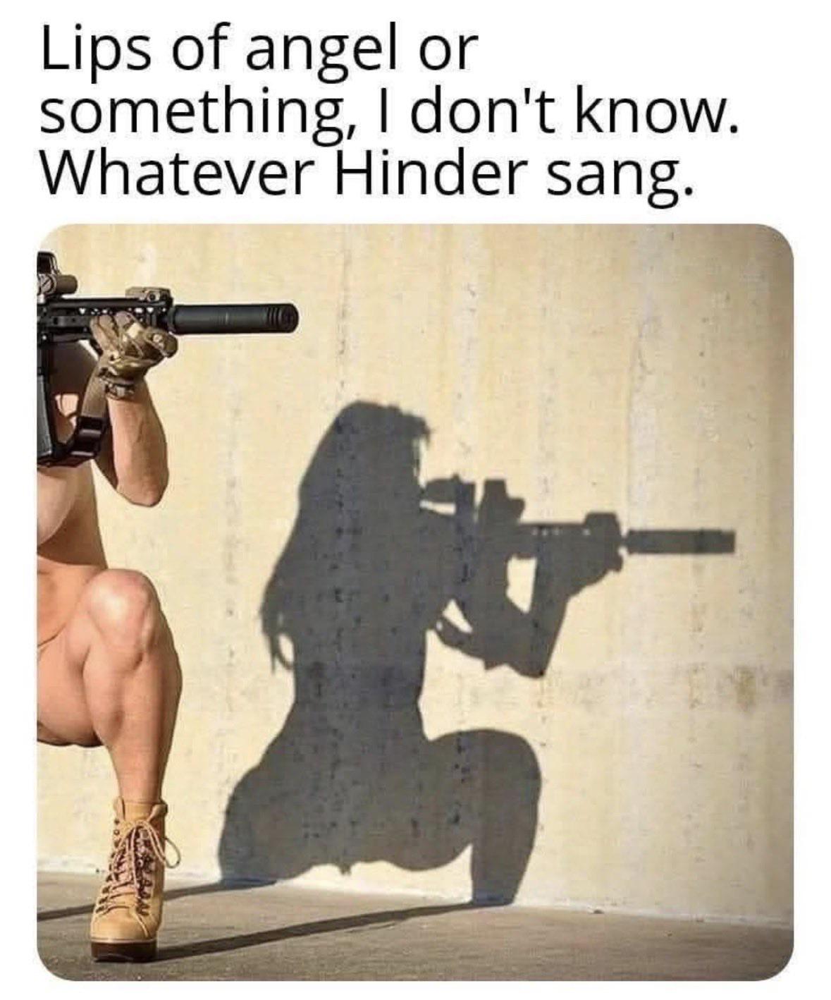 Watch out she’ll shoot!