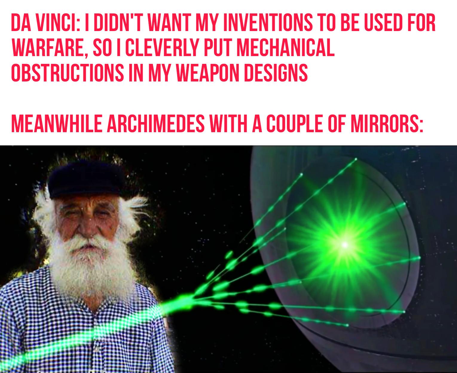 Because giant lasers are so cool