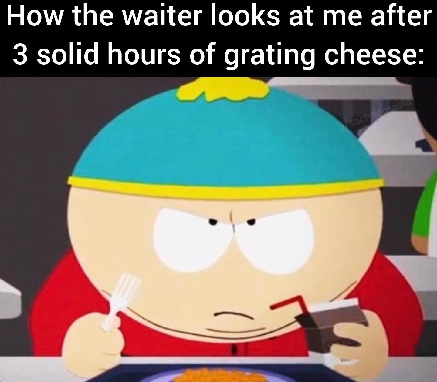 It ain't easy being cheesey