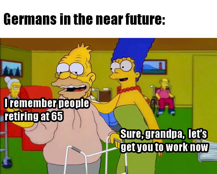 Germany will raise the retirement age to 70