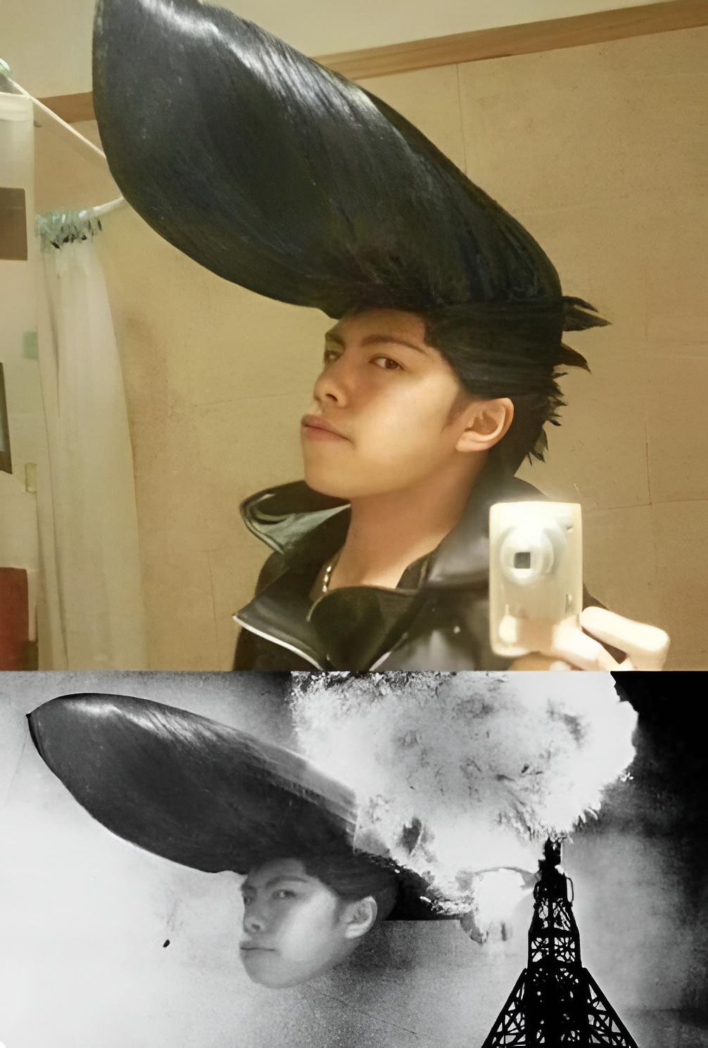 Hair so high, it made history