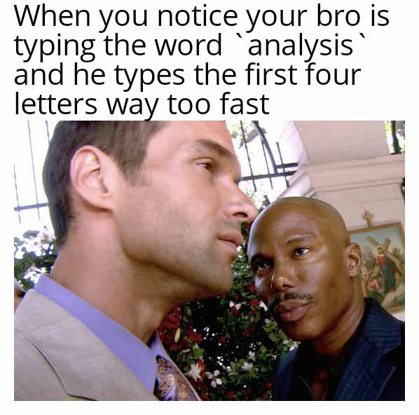 Bro is onto something