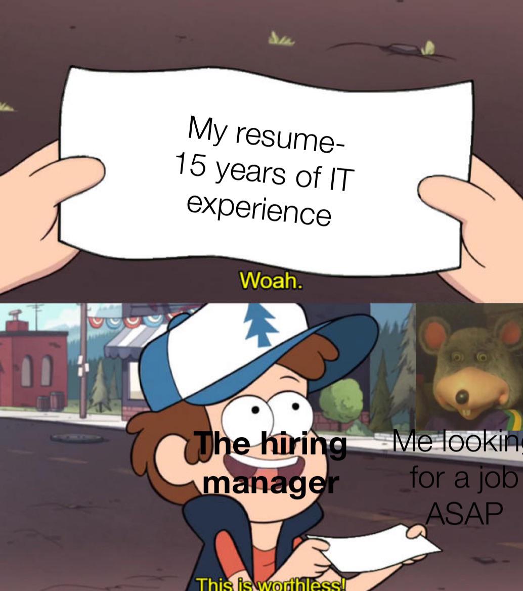 I guess with a Bachelor’s Degree is worthless…