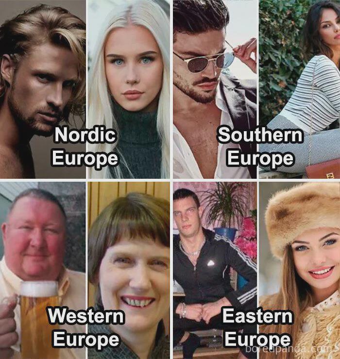 Not all Europeans are built the same way