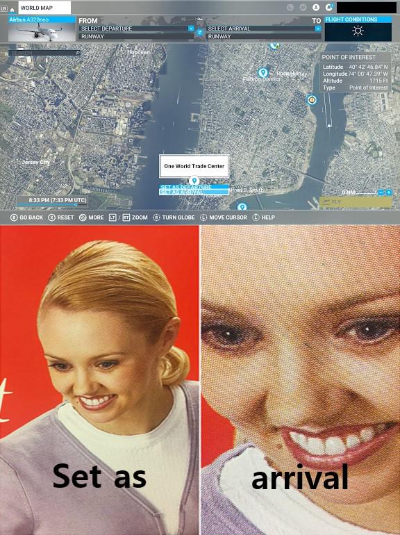 Flight simulator did not think this one through