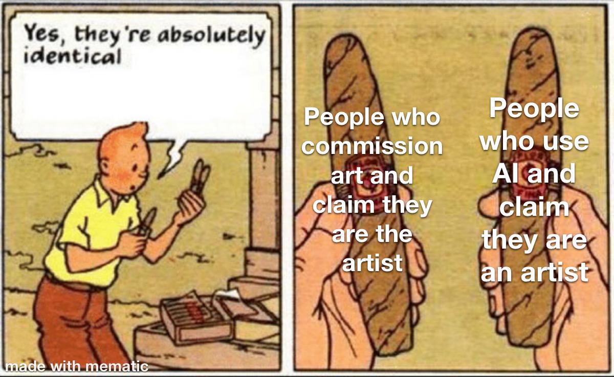 You’re not an artist. The Robot is.
