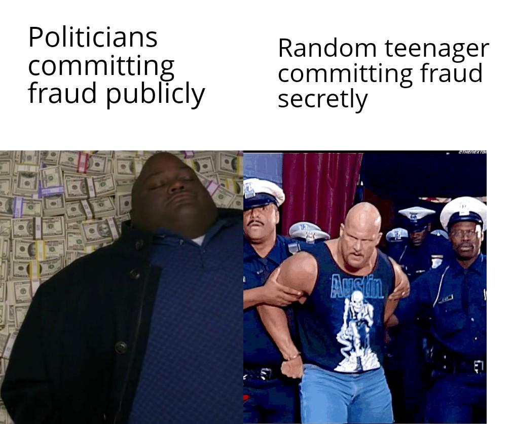 I'm sorry we need to make an example of you