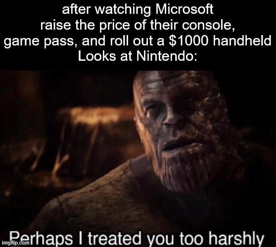 I never bought an xbox past the og from 2001...