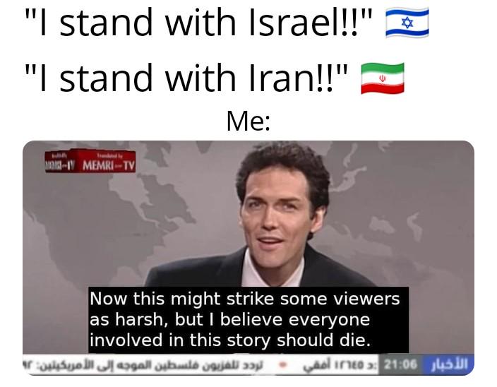 Except civilians, they're just trying to live their lives