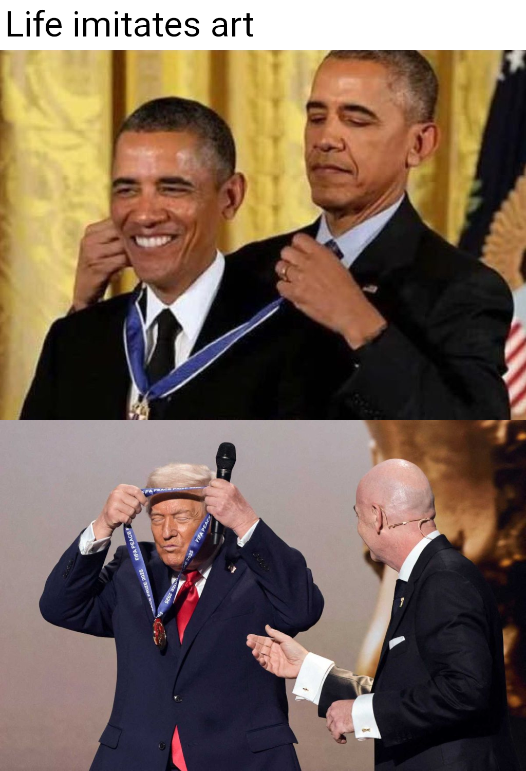 Orange man doesn't even have a clone