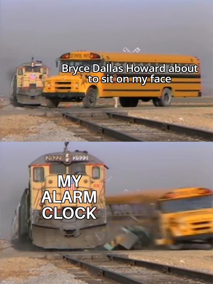 Curse you alarm clock!