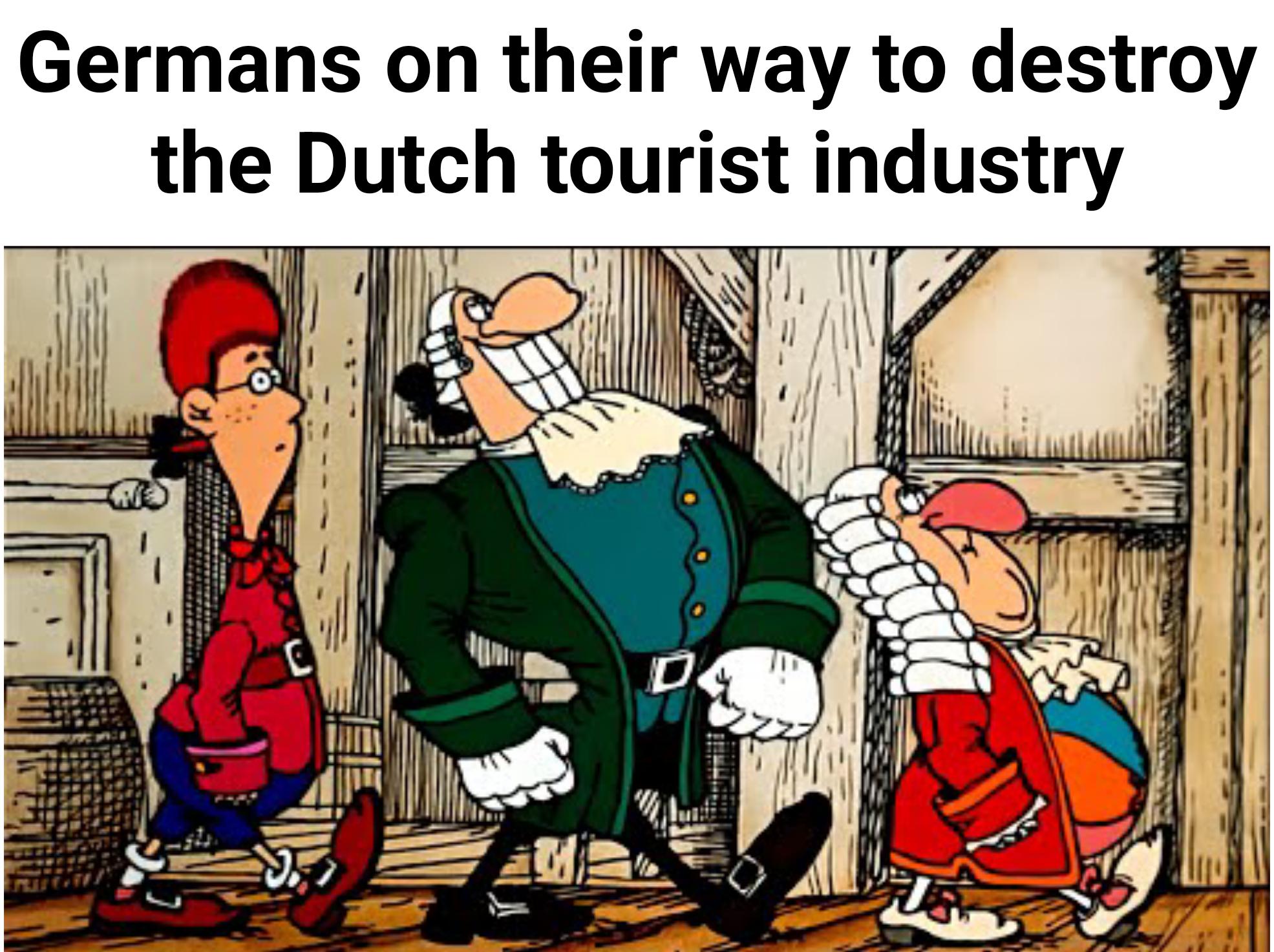 Your race is run, Dutch