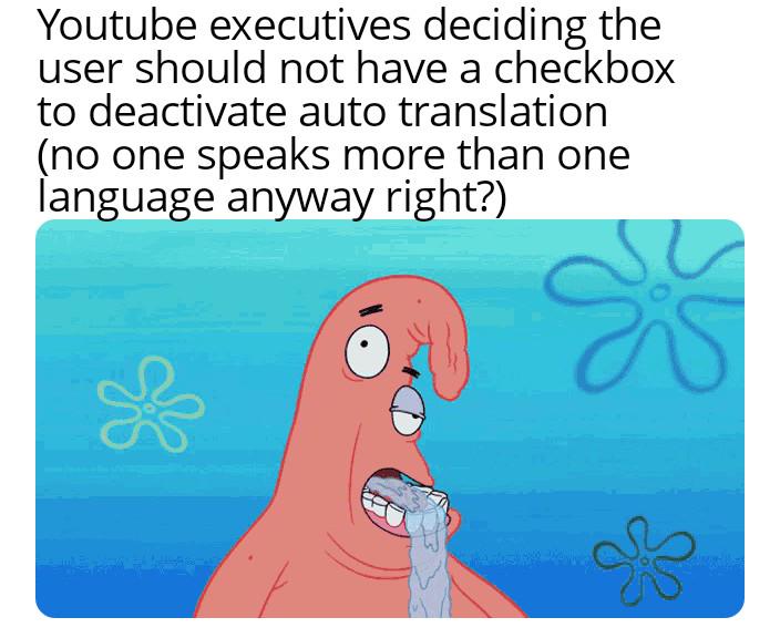 Stop translating, stop dubbing. I never asked for this!
