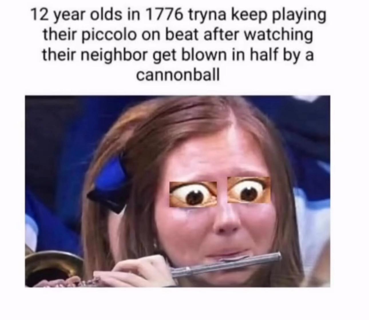 Revolutionary War trauma.