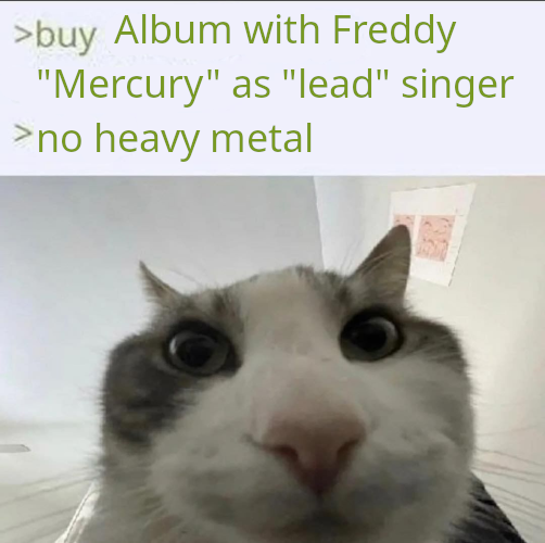 Woah, lead singer with no bismuth drummer!