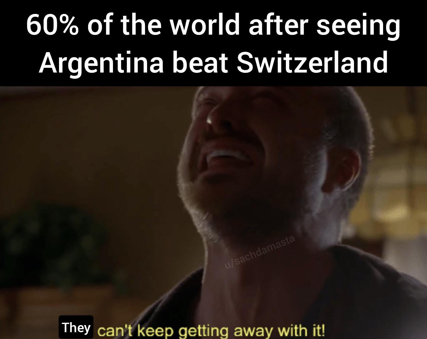 Bittersweet moment, well played Switzerland